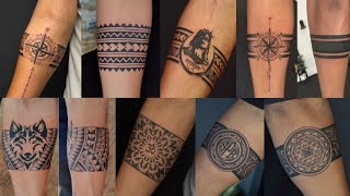 50 unique armband tattoo ideas for men 2024 l band tattoo for hand l best tattoo  tattoos  tatto [upl. by Ordnagela235]