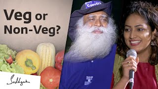 Is Eating NonVegetarian Food Ethically Wrong – Hariprriya Asks Sadhguru [upl. by Hannej258]