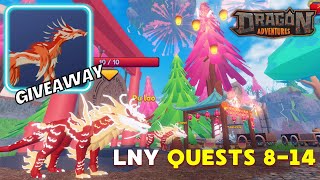 LUNAR NEW YEAR  Quests 814  Dragon Adventures Roblox [upl. by Erving]