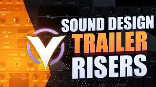 How To Sound Design Trailer Risers using Vital [upl. by Basset]