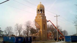 St Benedicts Church Demolition Ladd IL [upl. by Huberty151]