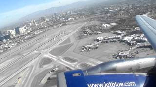 Windy amp Sunny ClimbOut out of Las Vegas McCarran Intl April 7th 2011 [upl. by Yrollam]