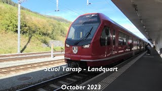 Scuol Tarasp  Landquart October 2023 [upl. by Desimone]