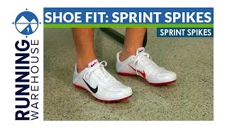 Competition Shoe Fit Sprint Spikes [upl. by Einnaj459]