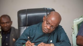 ABIA STATE WHAT HAPPENED IN UMUAHIA TODAY  GOVERNOR ALEX OTTI [upl. by Ettenuj121]