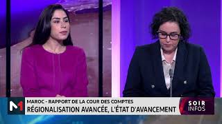 Maroc rapport de la cour des comptes  régionalisation avancée l´état d´avancement [upl. by Gnaig]