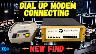 Dial Up Modem Connecting Sound  Iconic Retro Find [upl. by Wolfson]