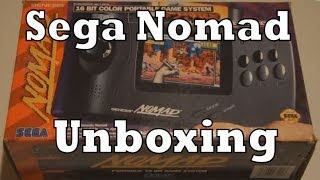 Sega Nomad Handheld Console Unboxing amp Review [upl. by Pattani33]