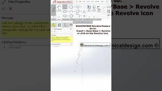 SOLIDWORKS Revolve Feature shorts [upl. by Rika]