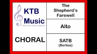 The Shepherds Farewell Berlioz SATB Choir Alto Part Only [upl. by Henn]