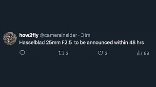 Confirmed Nikon Z6III coming soon and new Hasselblad 25mm f25 V lens coming this week [upl. by Chisholm]