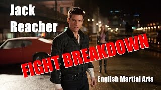 Jack Reacher Fight Outside the Bar  Fight Breakdown [upl. by Phares]