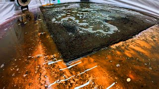 Satisfying Carpet Cleaning ASMR  Terribly Dirty Rug Cleaning [upl. by Ecenaj560]