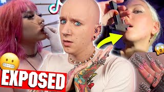 Terrible Piercing Studio EXPOSED  New TikTok Piercing Fails 29  Roly [upl. by Oijile]