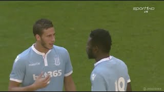 Ramadan Sobhi Stoke City debut vs Hamburger SV 060816 HD [upl. by Mauceri]