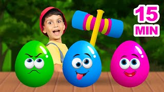 Surprise Eggs Fruits  Mix Kids Songs Compilation  BabyBillion  Nursery Rhymes [upl. by Sinnal914]