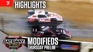 Thursday Modified Prelim  Castrol Gateway Dirt Nationals 12524  Highlights [upl. by Lunt]