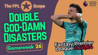 Double Gameweek Disaster  The FPL Scope Podcast  Fantasy Premier League Tips 202324 [upl. by Aires]