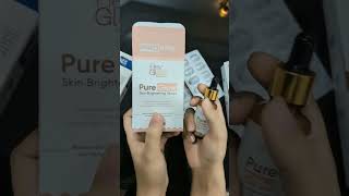 HeyGlow Serum amp Glutax9GS Glutathione Skin whitening tablets Review glutathione serum Heyglow [upl. by Holleran720]