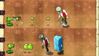 Smoker Pea vs Primal PeashooterPlants vs Zombie [upl. by Serles287]