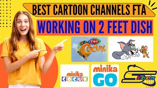 Best Satellite For Cartoon Channels Working On 2 Feet Dish Antenna  Turksat 42e Channel List 2022 [upl. by Hogarth]