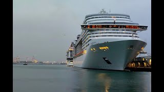 Noordzee North Sea with MSC Preziosa nov24 [upl. by Drawets]