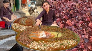 FAMOUS PESHAWARI TAWA FRY KALEJI MAKING  DELICIOUS MUTTON LIVER FRIED  TAWA FRY KALEJI RECIPE [upl. by Noleta388]