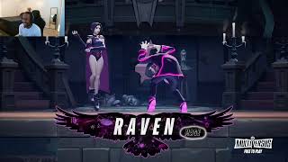 Multiversus Raven Gameplay Trailer REACTION [upl. by Sirtemed702]