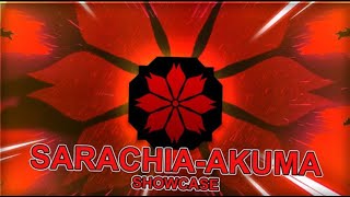 SHOWCASE del SARACHIA AKUMA en shindo life [upl. by Acisey708]