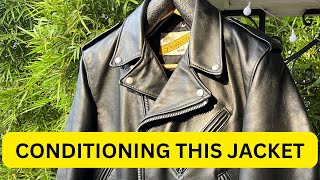 How To Condition a Leather Jacket From Start to Finish [upl. by Letram92]