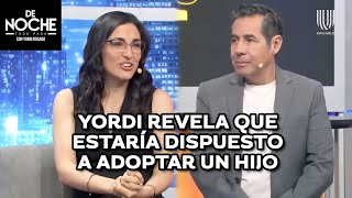 Yordi Rosado se conmueve con la adopción de 5 hermanos que fueron separados  De Noche  Unicable [upl. by Ecirtnahc]