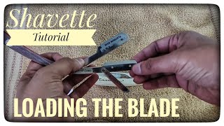 How to Load Blade in Shavette [upl. by Ramad]