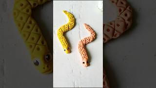 Easy and creative dough pastry clay craft🐍🐍 shorts viralvideo shortvideo youtubeshorts trending [upl. by Lina120]