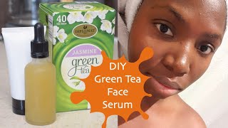 DIY GREEN TEA FACE SERUM [upl. by Atimad584]