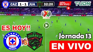 Cruz Azul vs Juárez en vivo donde ver a que hora juega Cruz Azul vs Juárez Apertura 2024 Liga MX [upl. by Nnayr]