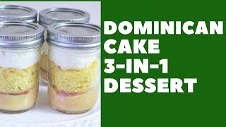 Dominican Cake 3in1 Dessert [upl. by Nodnahs]