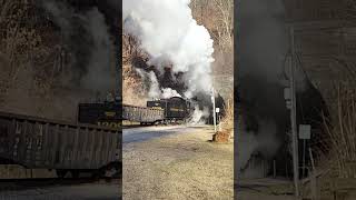 Engulfed By Steam CampO 1309 steamtrain railfans train [upl. by Palgrave700]