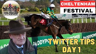 Cheltenham Festival 2024 Day 1 Twitter Poll Preview  Episode 16  Horse Racing  Selections  Tips [upl. by Baler869]