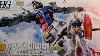 Gundam RX782 Clear color version 1144 HGUC Mobile Suit Gundam [upl. by Zack733]