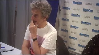 Peter Capaldi The Twelfth Doctor signing [upl. by Wengert]