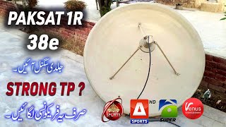 Paksat 38e Strong TP 2024  Paksat Frequency 2024  Paksat 38e C Band 4 feet Dish Setting Tech Tube [upl. by Marcelo]