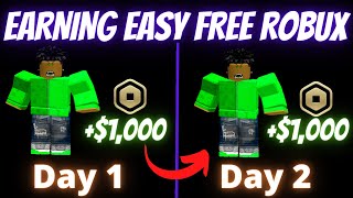 How THIS EASY FREE ROBUX SITE made me 1K ROBUX A DAY [upl. by Moseley]