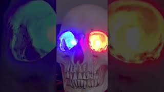 tête de mort avec LED tuto Arduino arduino lasdi diy halloween [upl. by Kippie]