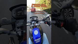 Dica de moto para iniciante Ponto Cego motovideo crosser150 motovlog [upl. by Ahtaela502]