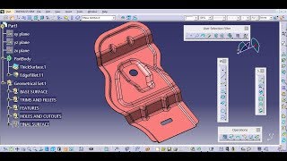 BIW Deisgn  Advanced Surface Design in CATIA V5  BIW SHEET METAL  AUTOMOTIVE DESIGN  CAR DESIGN [upl. by Eillib]