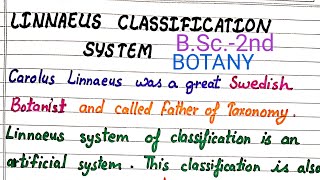 Carolus Linnaeus  Classification of plant  24 classes of Carolus Linnaeus  BSc 2nd  BOTANY [upl. by Amesari]