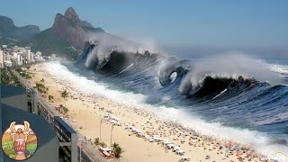 Plus Grands Tsunamis et Vagues Filmés Par Caméra [upl. by Martz]