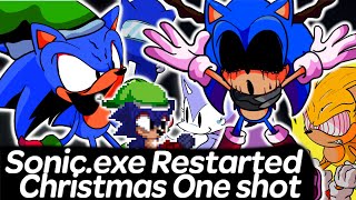 Vs Sonicexe Restarted  Christmas One shot  Faker vs Sonicexe  Friday Night Funkin [upl. by Haon567]