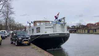 Vaartocht Tweede Paasdag aankomst woonschip Robbedoes via Merwedekanaal in Vreeswijk Nieuwegein [upl. by Ednargel]