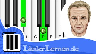 Christian Anders  Gespensterstadt  Klavier lernen  Musiknoten  Akkorde [upl. by Corene]